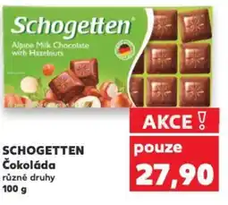 Kaufland SCHOGETTEN Čokoláda nabídka