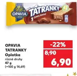 Kaufland OPAVIA TATRANKY Oplatka nabídka
