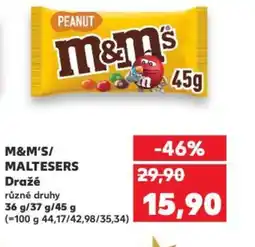 Kaufland M&M'S/ MALTESERS Dražé nabídka