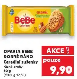 Kaufland OPAVIA BEBE DOBRÉ RÁNO Cereální sušenky nabídka