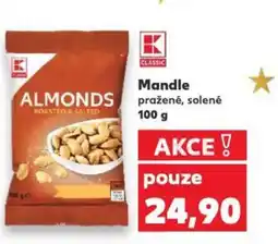 Kaufland Mandle pražené, solené nabídka