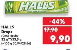 Kaufland HALLS Drops nabídka