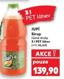 Kaufland JUPI Sirup nabídka