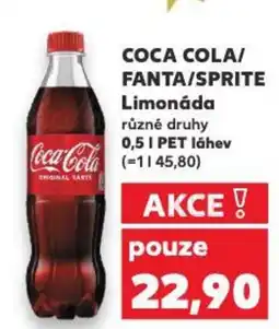 Kaufland COCA COLA/ FANTA/SPRITE Limonáda nabídka