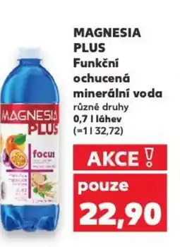 Kaufland MAGNESIA PLUS Funkční ochucená minerální voda nabídka