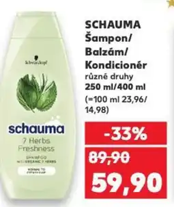 Kaufland SCHAUMA Šampon/ Balzám/ Kondicionér nabídka