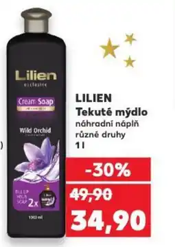 Kaufland LILIEN Tekuté mýdlo náhradní náplň nabídka