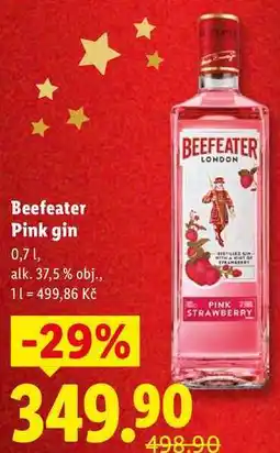 Lidl Beefeater Pink gin, 0,7 l nabídka