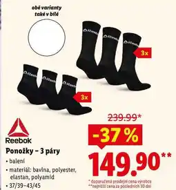 Lidl Ponožky - 3 páry nabídka