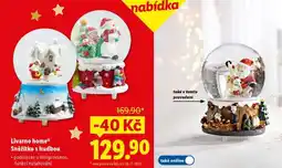 Lidl Livarno home Sněžítko s hudbou nabídka