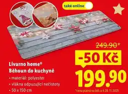 Lidl Livarno home Běhoun do kuchyně nabídka