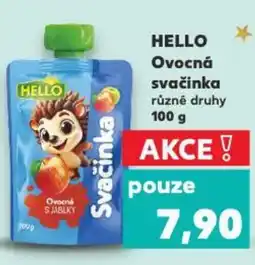 Kaufland HELLO Ovocná svačinka nabídka