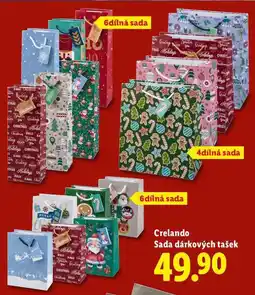 Lidl Crelando Sada dárkových tašek nabídka