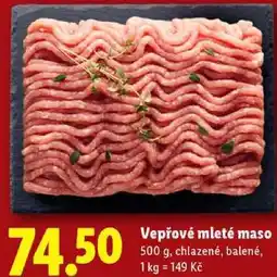 Lidl Vepřové mleté maso, 500 g nabídka
