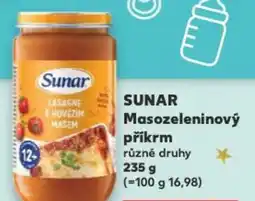 Kaufland SUNAR Masozeleninový příkrm nabídka