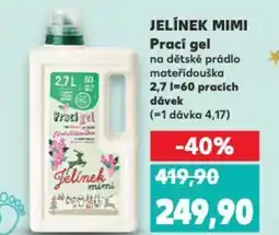 Kaufland JELÍNEK MIMI Prací gel nabídka