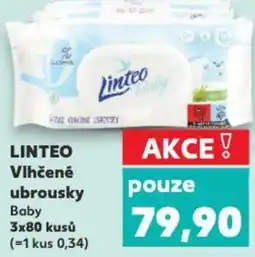 Kaufland LINTEO Vlhčené ubrousky Baby nabídka