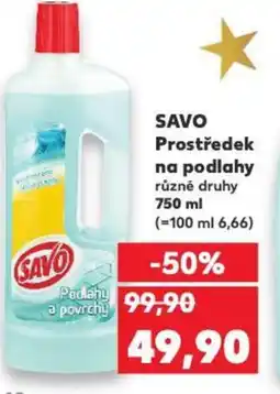 Kaufland SAVO Prostředek na podlahy nabídka