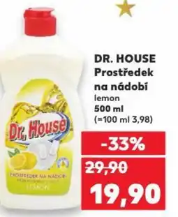 Kaufland DR. HOUSE Prostředek na nádobí lemon nabídka