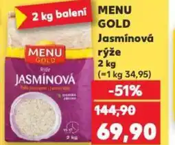 Kaufland MENU GOLD Jasmínová rýže nabídka