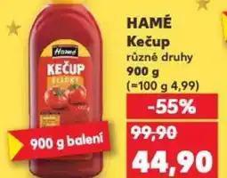 Kaufland HAMÉ Kečup nabídka