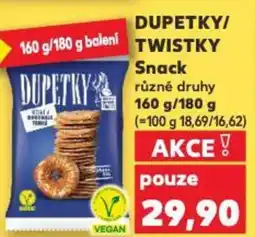 Kaufland DUPETKY/ TWISTKY Snack nabídka
