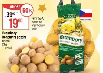 Brambory konzumní pozdní