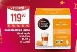 Globus Nescafé Dolce Gusto nabídka