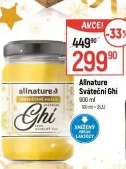 Globus Allnature Sváteční Ghí nabídka