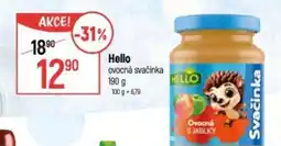 Globus Hello ovocná svačinka nabídka