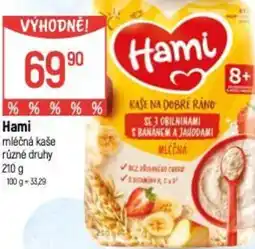 Globus Hami mléčná kaše nabídka