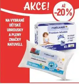 Globus Na vybrané dětské ubrousky a pleny značky natuvell nabídka