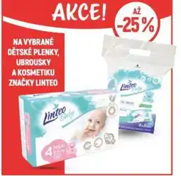 Globus Na vybrané dětské plenky, ubrousky a kosmetiku značky linteo nabídka