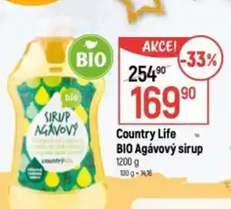 Globus Country Life BIO Agávový sirup nabídka