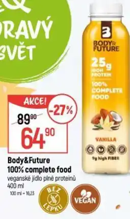 Globus Body&Future 100% complete food nabídka