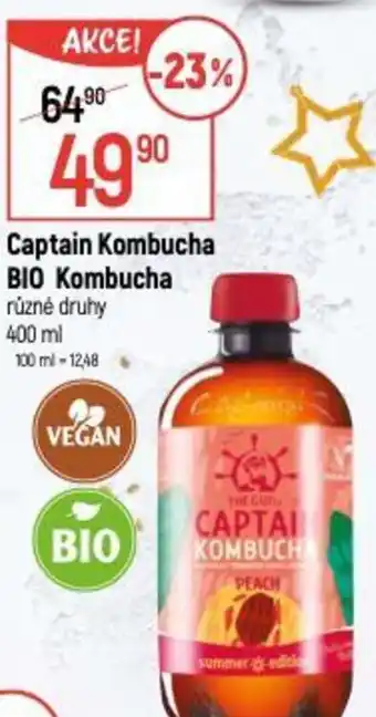 Globus Captain Kombucha BIO Kombucha nabídka