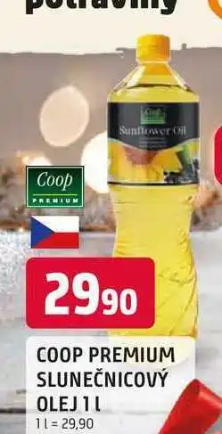 Trefa COOP PREMIUM SLUNEČNICOVÝ OLEJ 1l nabídka