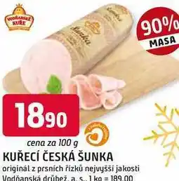 Trefa KUŘECÍ ČESKÁ ŠUNKA 100g nabídka