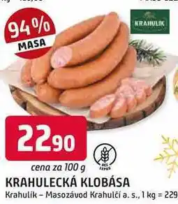 Trefa KRAHULECKÁ KLOBÁSA 100g nabídka