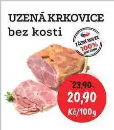 RABBIT řeznictví UZENÁ KRKOVICE bez kosti 100g nabídka