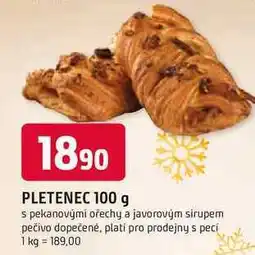 Trefa PLETENEC 100 g s pekanovými ořechy a javorovým sirupem nabídka