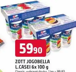 Trefa ZOTT JOGOBELLA L.CASEI 6x 100 g nabídka