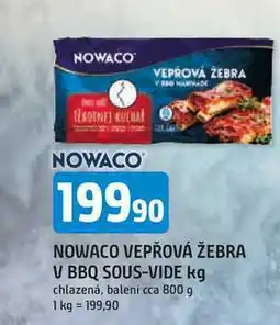 Trefa NOWACO VEPŘOVÁ ŽEBRA V BBQ SOUS-VIDE 1kg nabídka