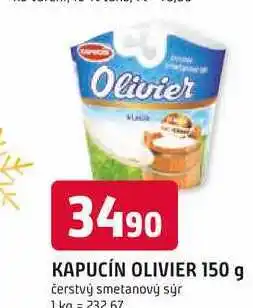 Trefa KAPUCÍN OLIVIER 150 g čerstvý smetanový sýr nabídka