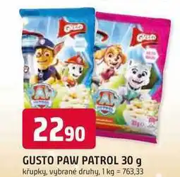 Trefa GUSTO PAW PATROL 30 g křupky nabídka