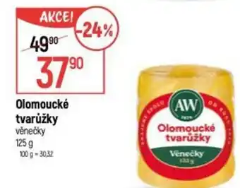 Globus Olomoucké tvarůžky věnečky nabídka