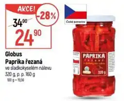 Globus Globus Paprika řezaná nabídka