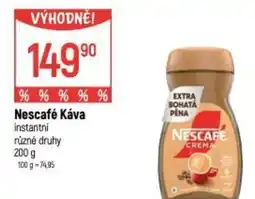 Globus Nescafé Káva instantní nabídka