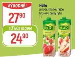 Globus Hello jahoda, hruška, rajče, broskev, černý rybíz nabídka