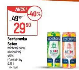 Globus Becherovka Beton nabídka